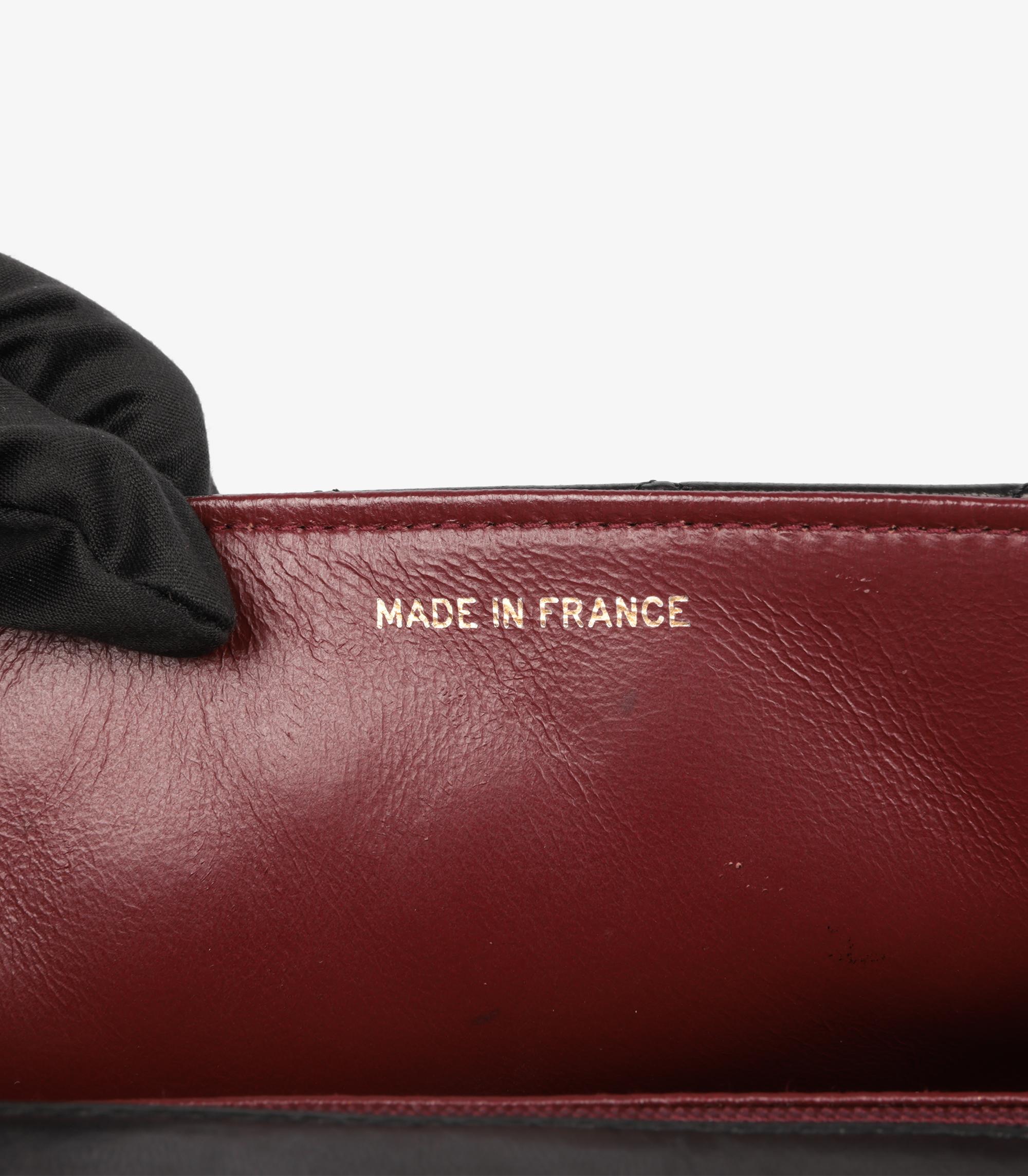 Chanel Black Quilted Lambskin Vintage Small Classic Single Full Flap Bag 5