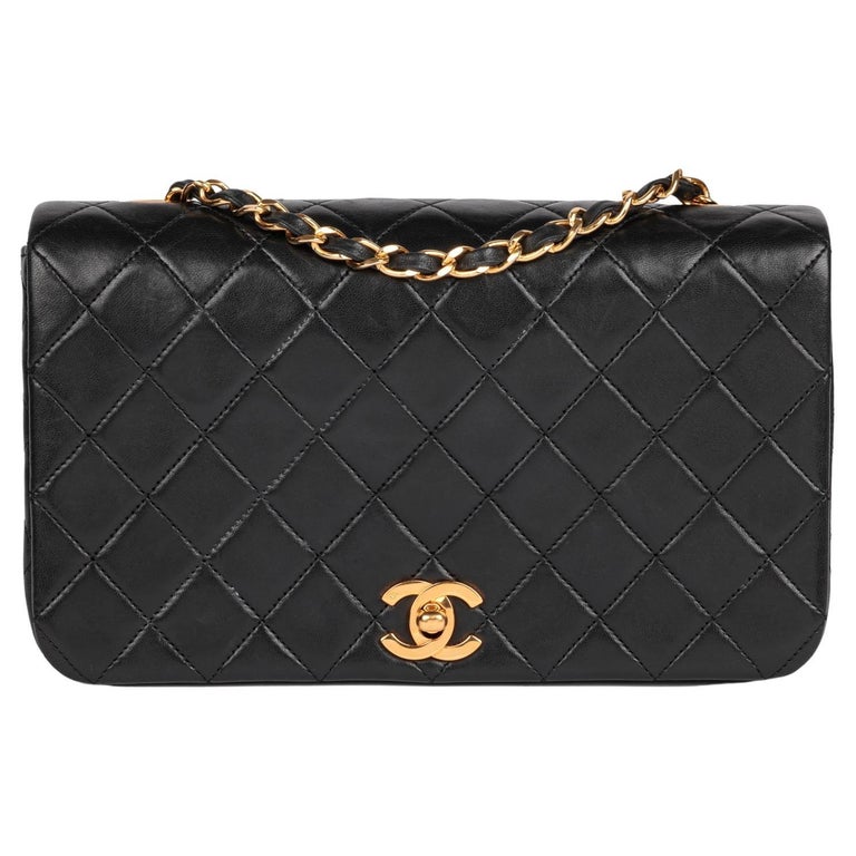 Chanel Mini Lambskin Vintage CC 90S Crossbody Tote Rare For Sale at 1stDibs
