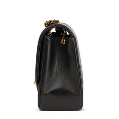 Chanel Black Quilted Lambskin Vintage Small Diana Classic Single Flap Bag