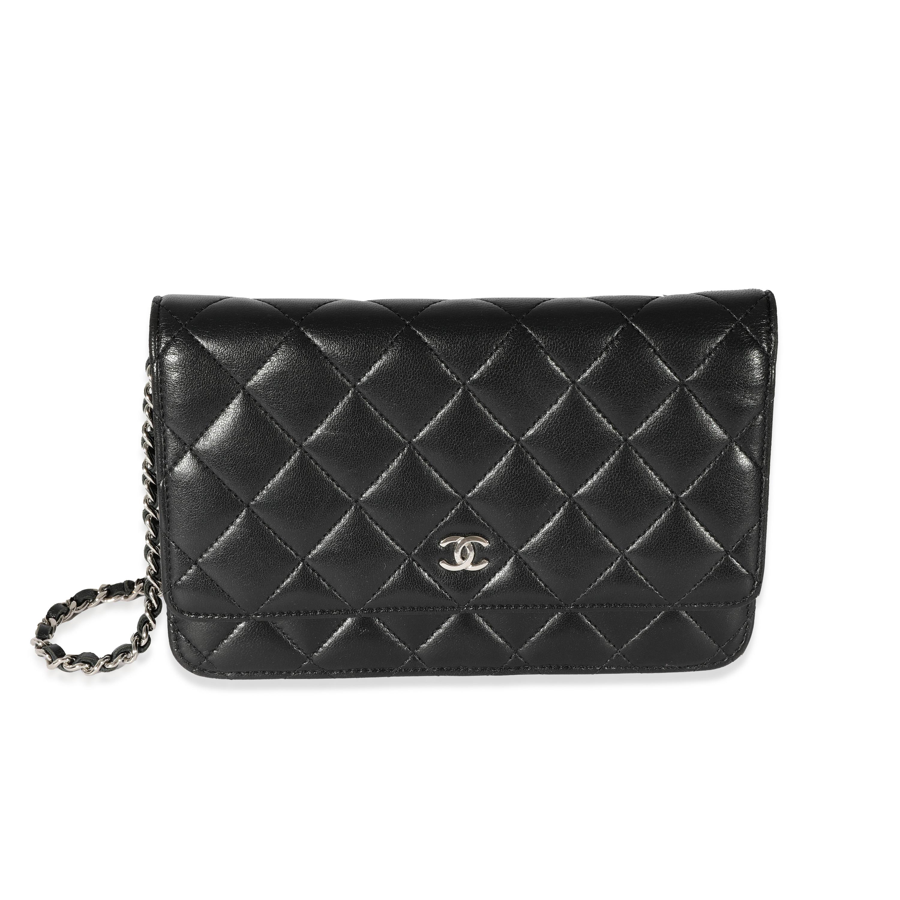 Chanel Silver Wallet On Chain 40 For Sale on 1stDibs silver chanel