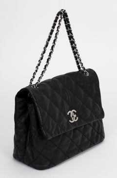 Chanel Black Quilted Large Shoulder Bag