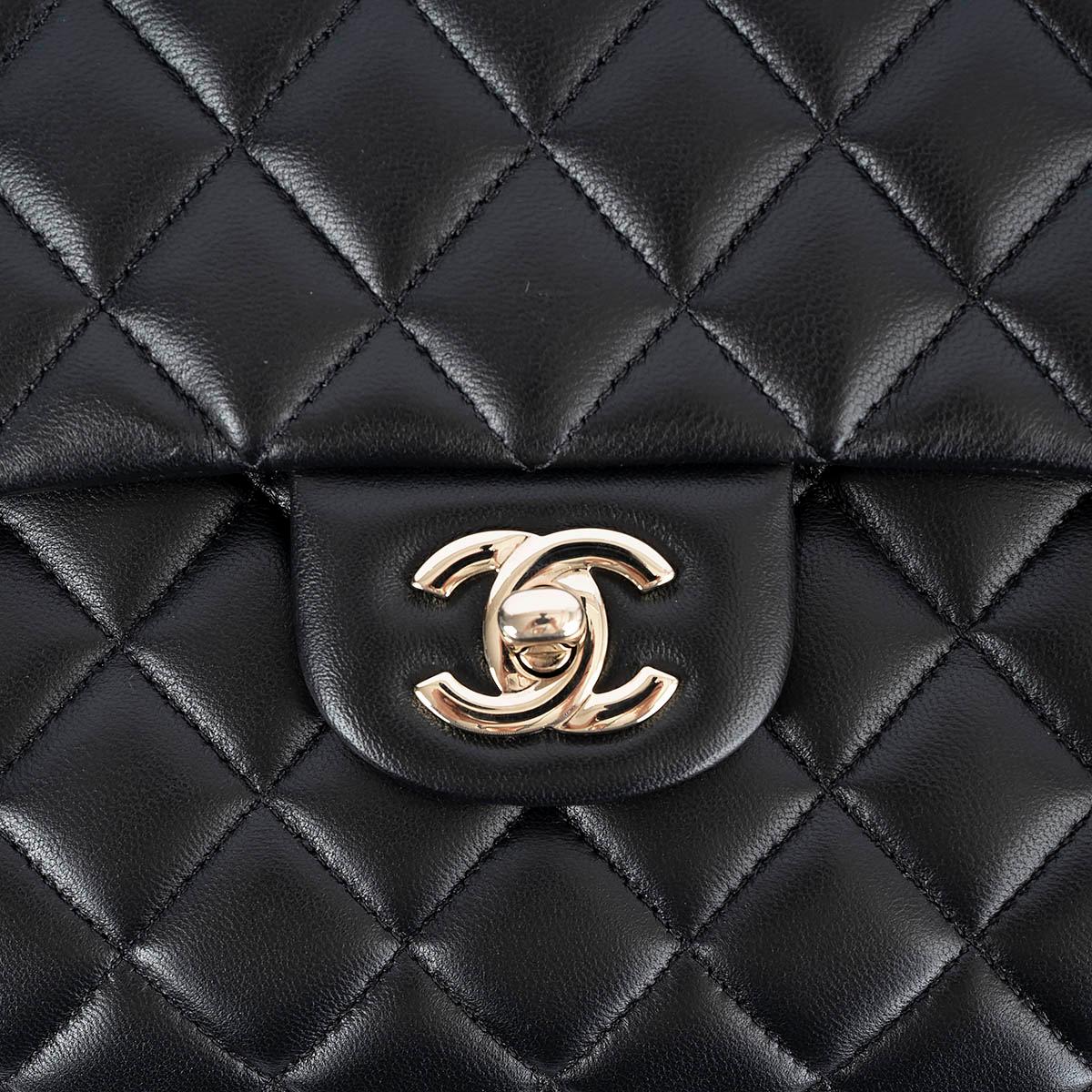 CHANEL black quilted leather 2020 20C FLAP Clutch Bag 2