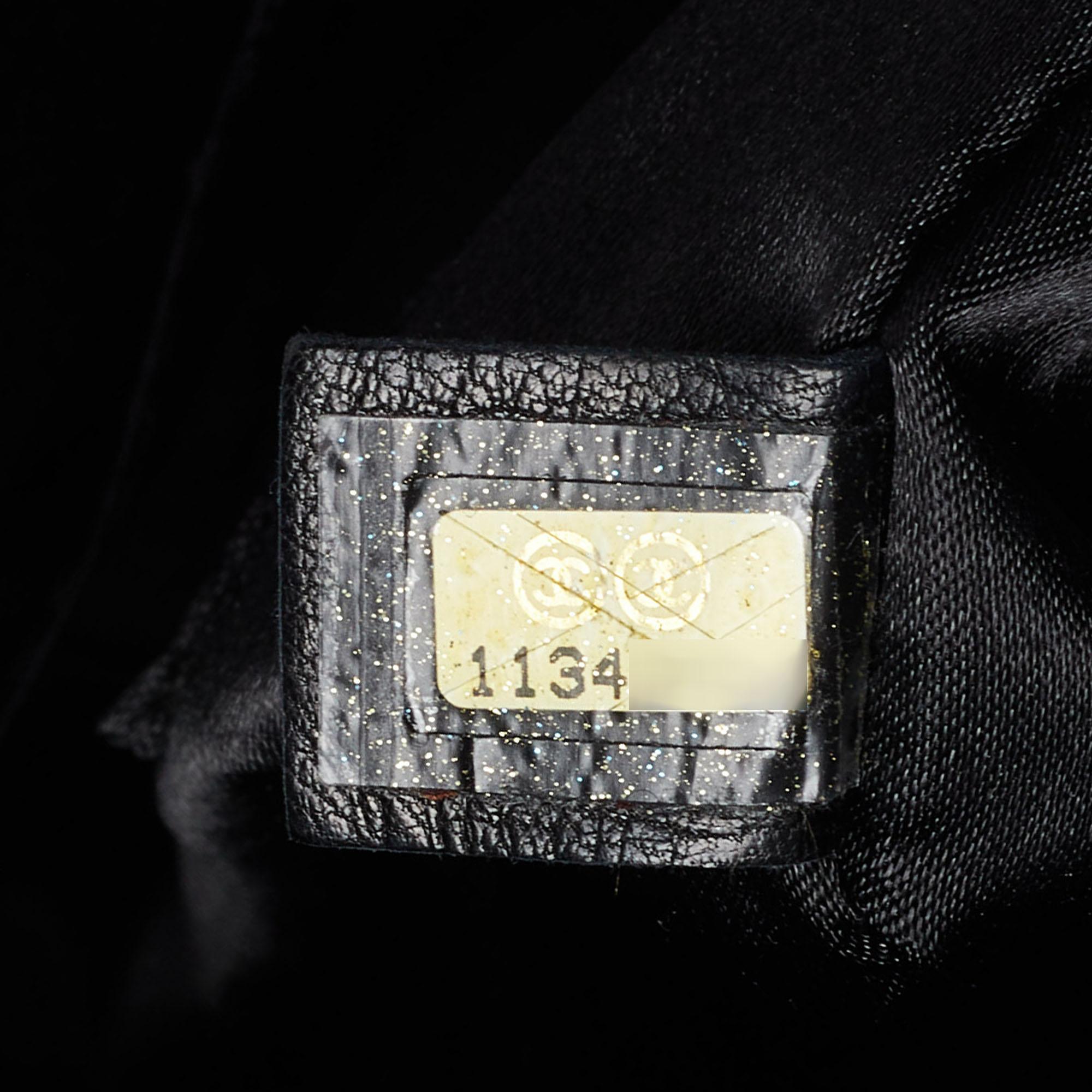 Chanel Black Quilted Leather Bijoux Ring Chain Hobo 4
