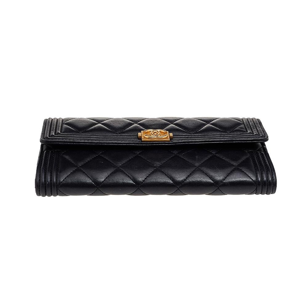 boy chanel long flap wallet