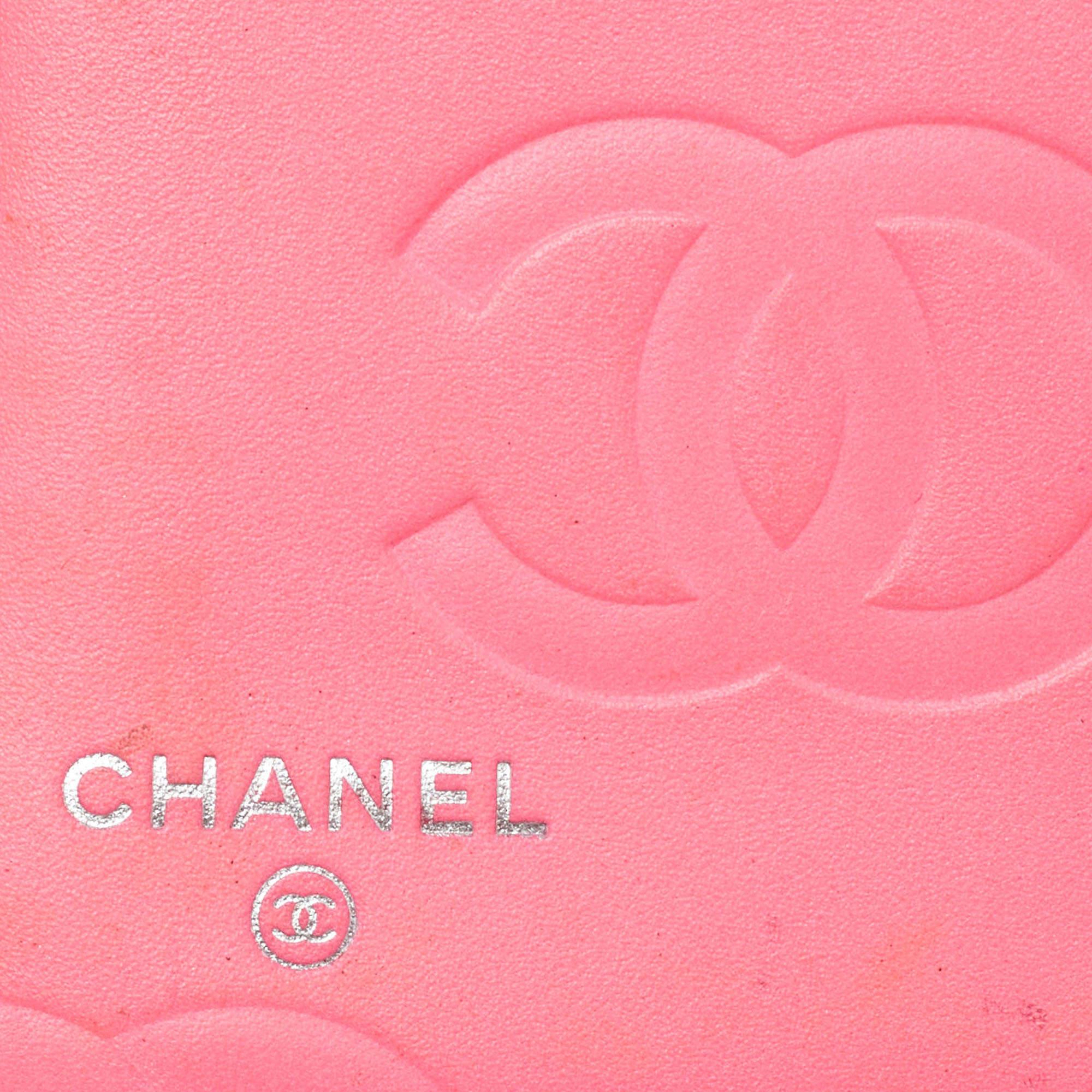 Chanel Black Quilted Leather Cambon Ligne Bifold Wallet 2