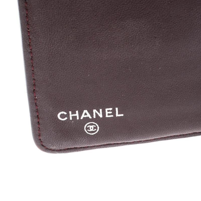 Chanel Black Quilted Leather CC Bifold Long Wallet 3