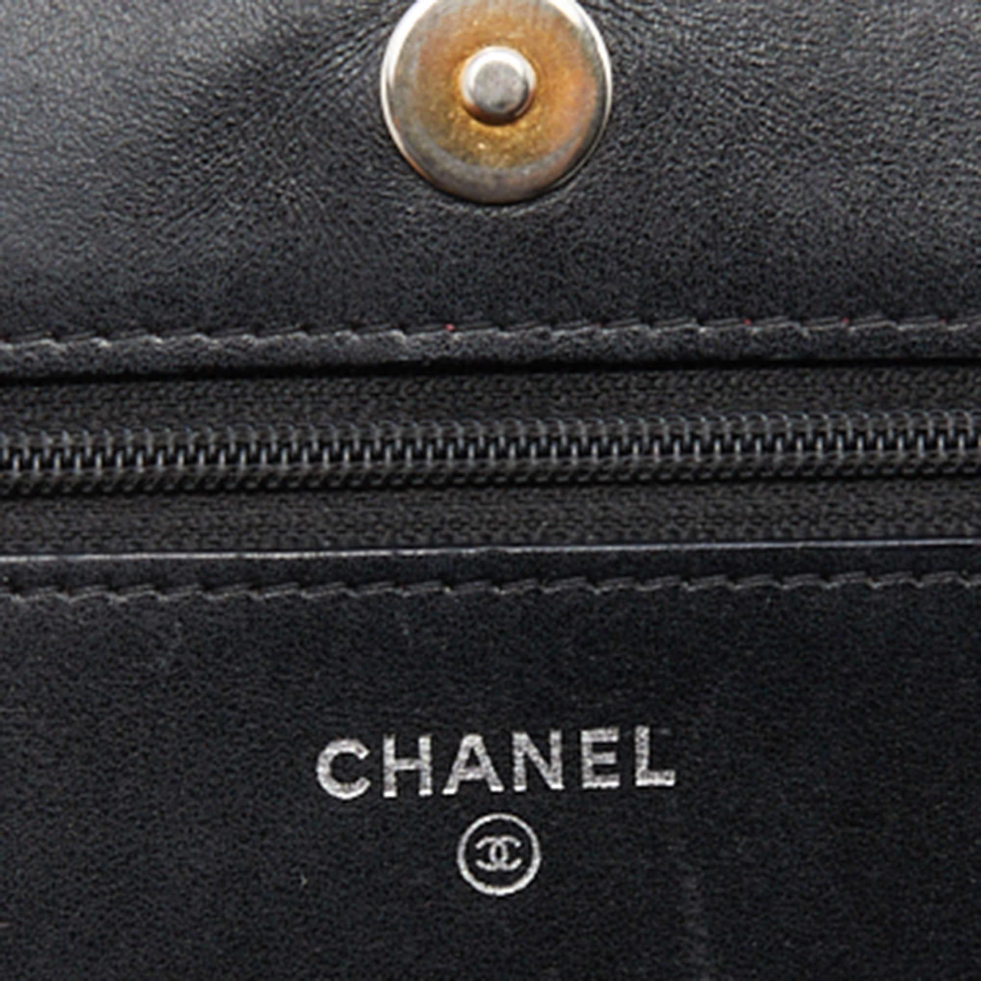 Chanel Black Quilted Leather CC Gabrielle Wallet On Chain 6