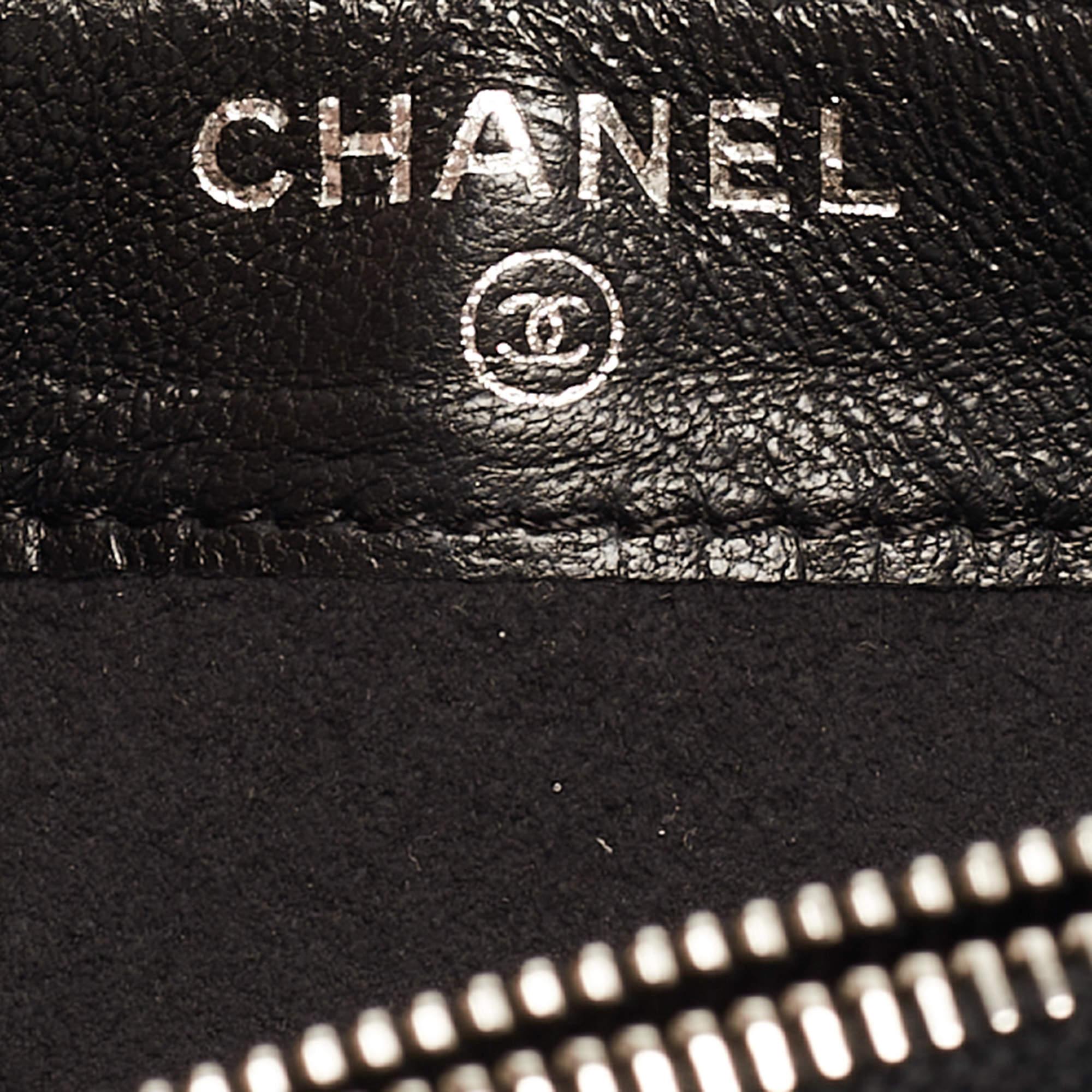 Chanel Black Quilted Leather Charm O-Phone Holder 1