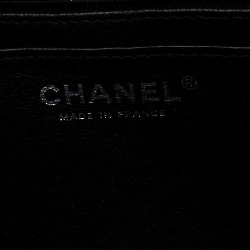 Chanel Black Quilted Leather Classic Single Flap Bag 2