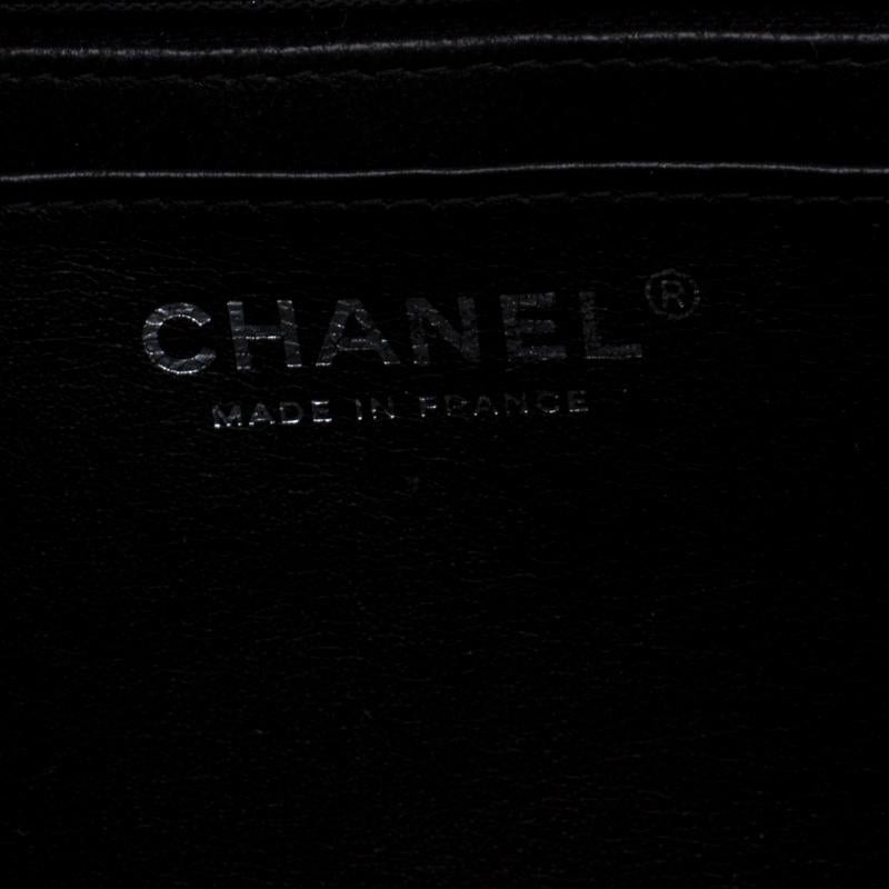 Chanel Black Quilted Leather Classic Single Flap Bag 3