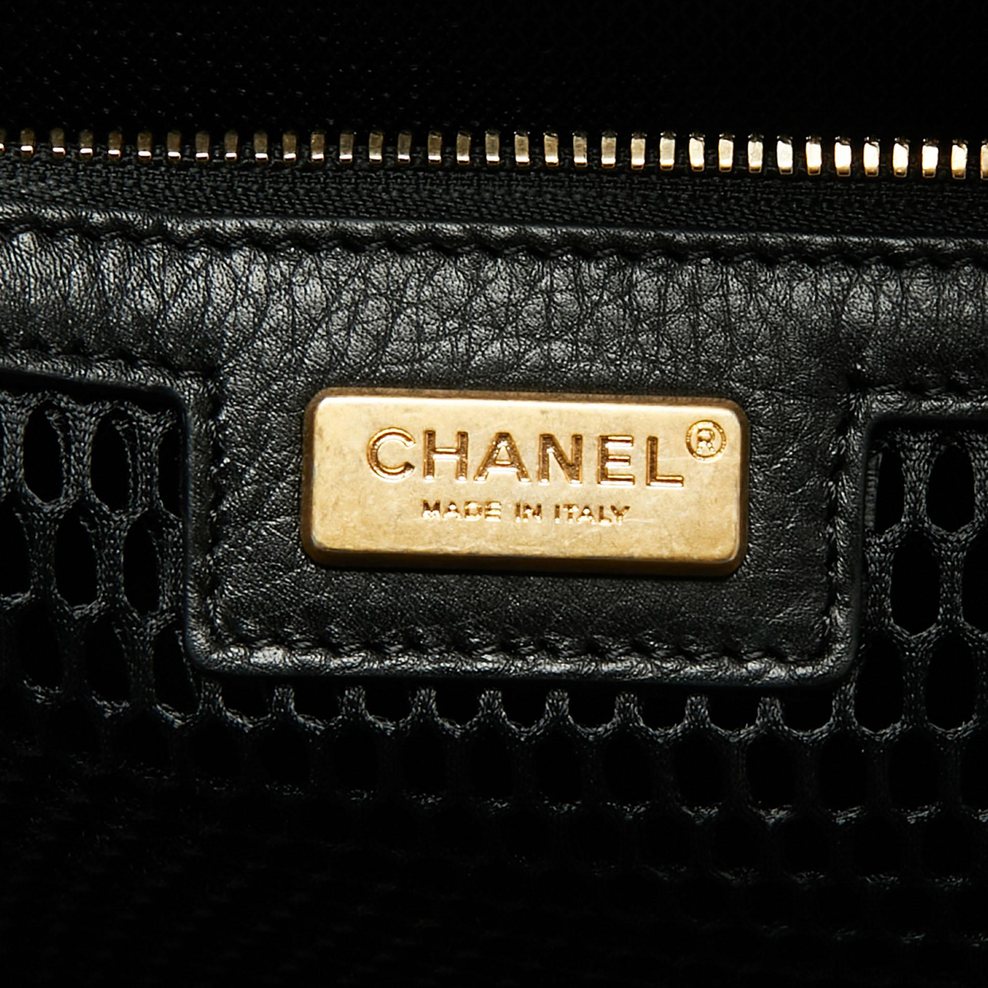 Women's Chanel Black Quilted Leather Coco Case Trolley