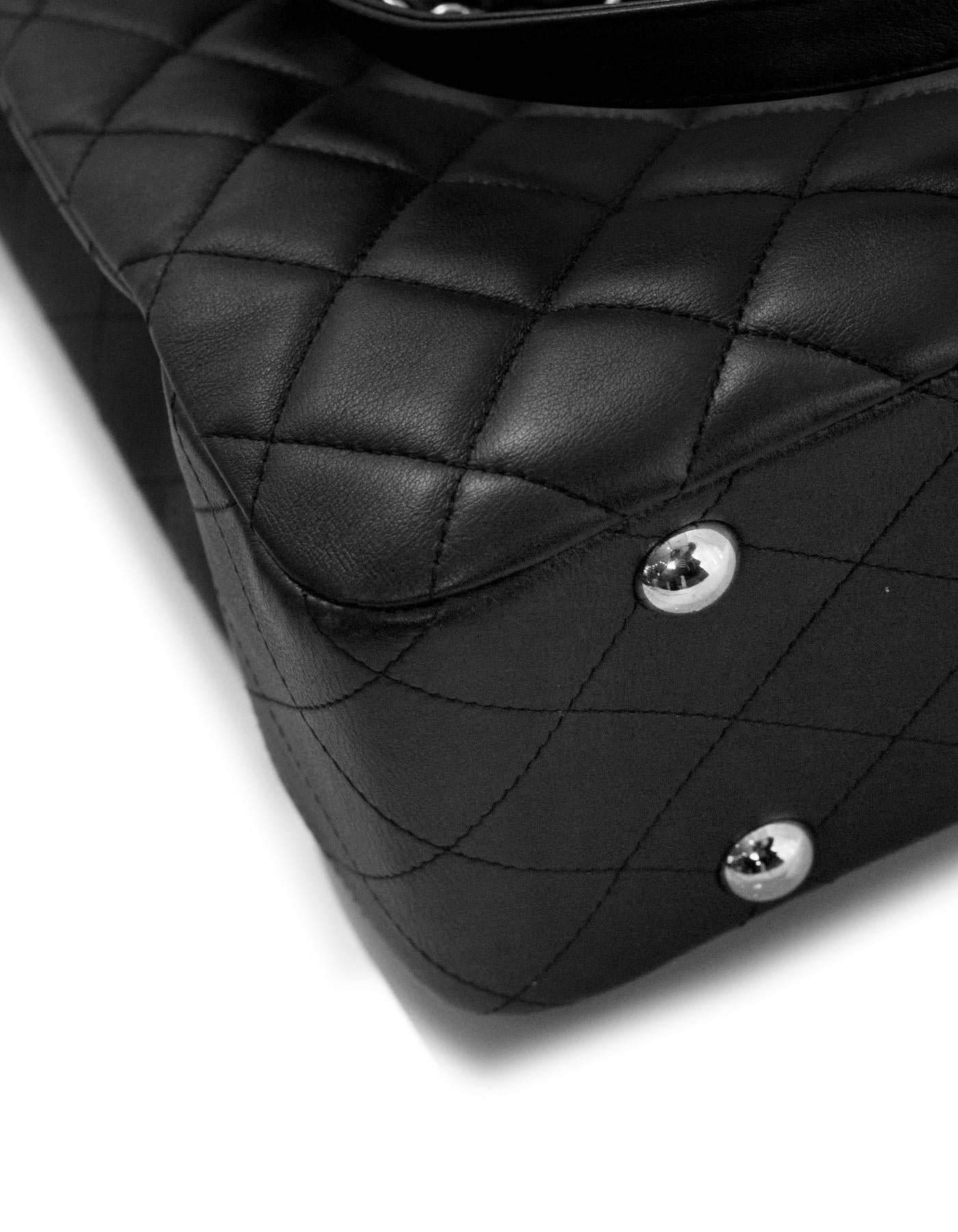 Women's Chanel Black Quilted Leather Flap Large Shopping Tote Bag rt. $5, 500