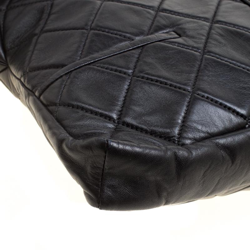 Chanel Black Quilted Leather Girl Chanel Bag 7