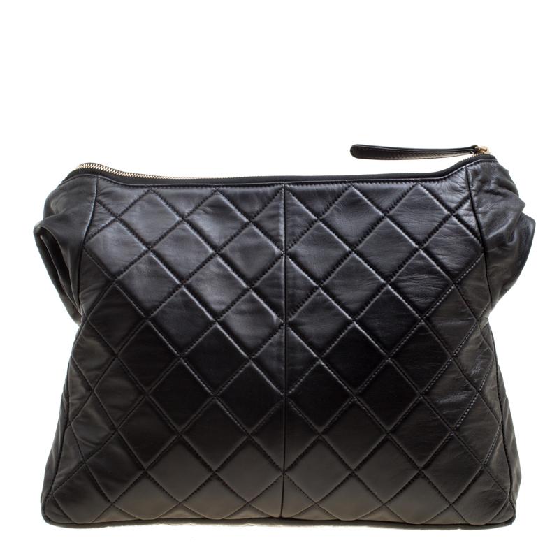 Designed to look like a jacket, this bag from Chanel is a prized buy. It is crafted from leather and designed with quilts, front gold-tone buttons, a spacious interior and a shoulder strap that looks like the sleeves of the jacket.

Includes:
