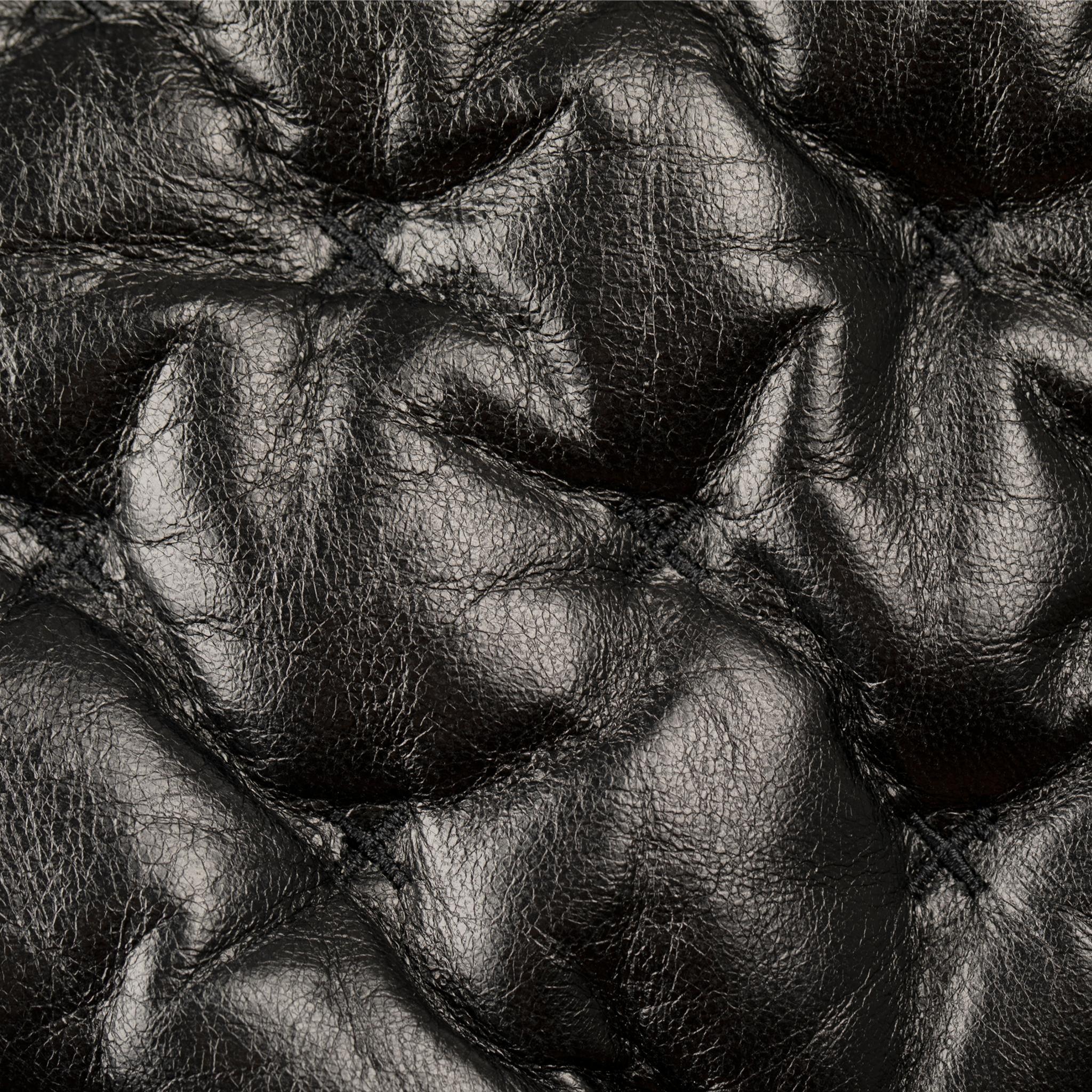 Chanel Black Quilted Leather Jacket 38 FR 1