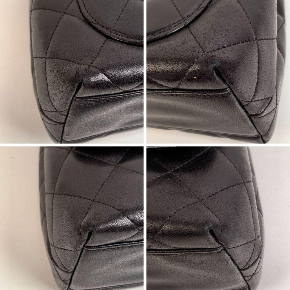 Chanel Black Quilted Leather Kelly Top Handle Bag Handbag 1