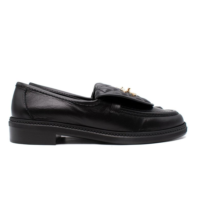 Chanel Black patent loafers - size EU 38 Leather ref.1010103 - Joli Closet