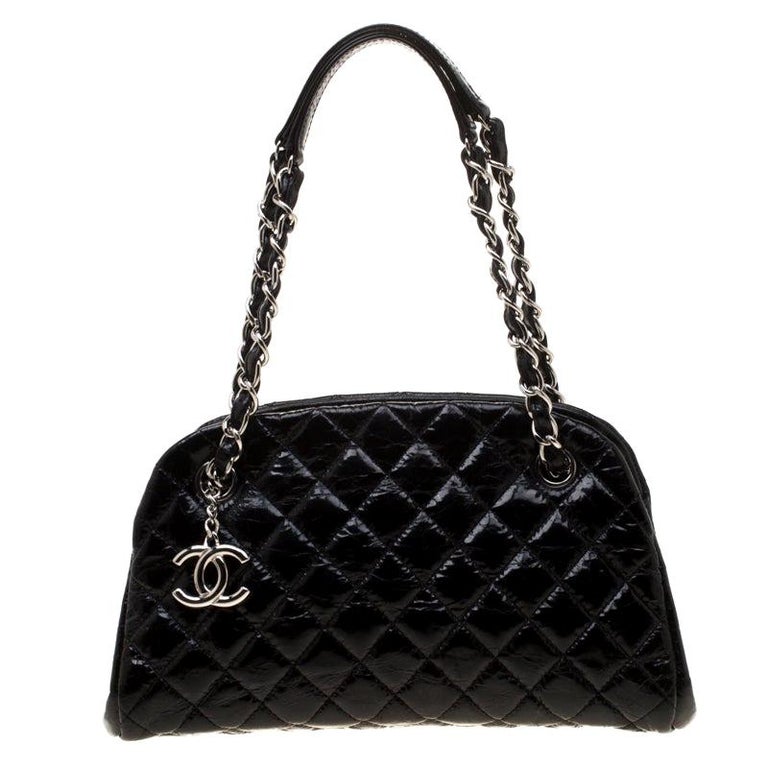 Chanel Medium Taupe Just Mademoiselle Bowling Bag