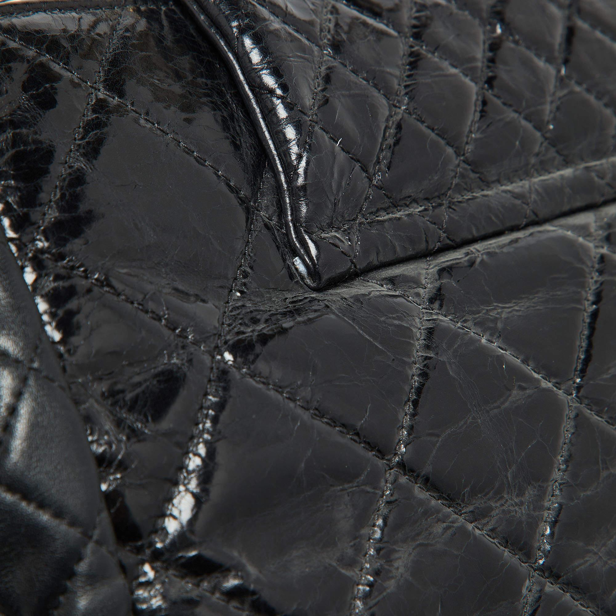Chanel Black Quilted Leather Mix Reissue Accordion Flap Bag 1