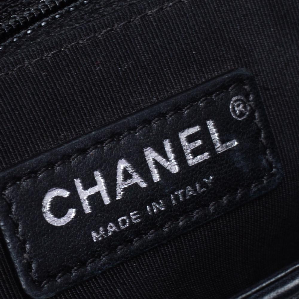 Chanel Black Quilted Leather New Medium Boy Flap Bag 5