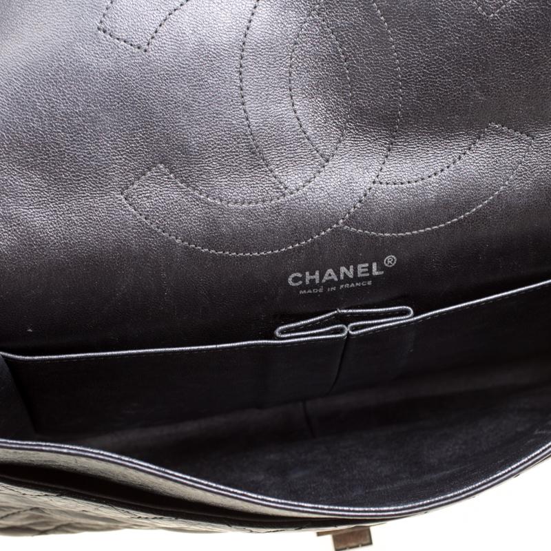 Chanel Black Quilted Leather Reissue 2.55 Classic 227 Flap Bag 5