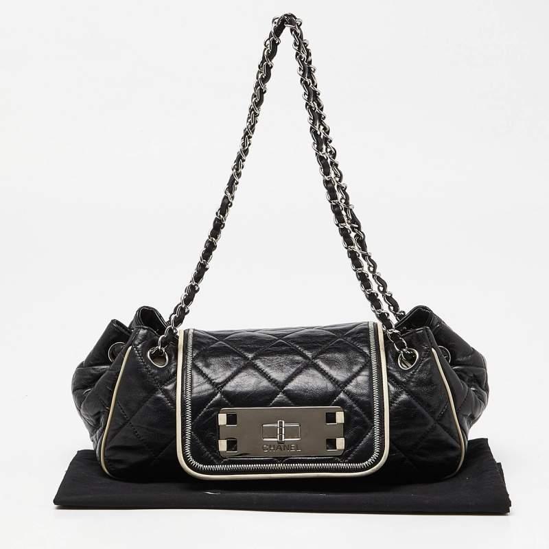 Chanel Black Quilted Leather Reissue Accordion Flap Bag 8