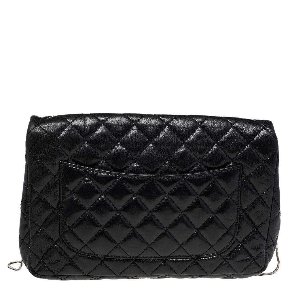 Chanel's bags are iconic and noteworthy in the history of fashion. Hence, this Reissue clutch is a buy that is worth every bit of your splurge. Exquisitely crafted from leather, it bears their signature quilt and the iconic Mademoiselle lock on the