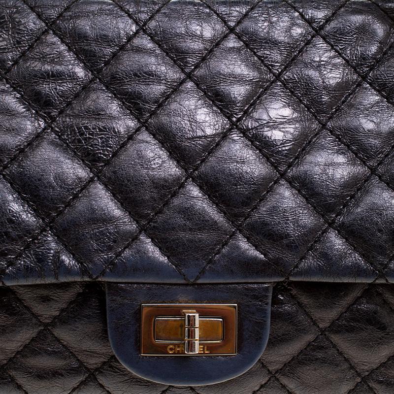 Chanel Black Quilted Leather Reissue Double Gusset Flap Bag 1