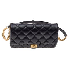 Chanel Black Quilted Leather Reissue Waist Bag