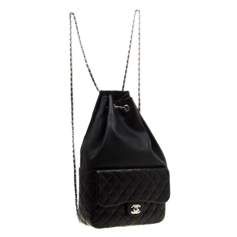 Chanel Black Quilted Leather Seoul Backpack For Sale at 1stDibs ...