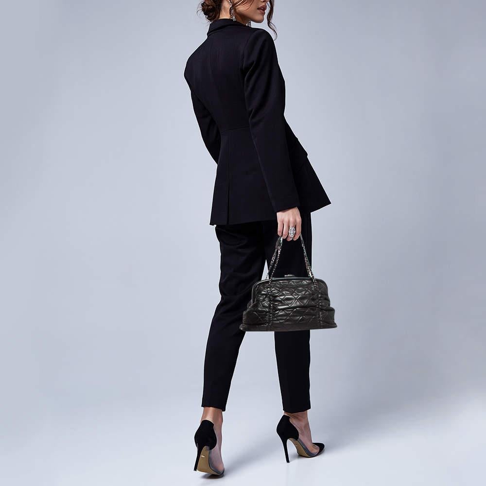 Designer bags are ideal companions for ample occasions Here we have a fashion meets functionality piece crafted with precision. It has been equipped with a well sized interior that can easily fit all your essentials.