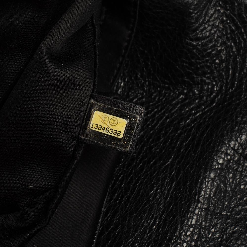 Chanel Black Quilted Leather Small On the Road Flap Bag 3