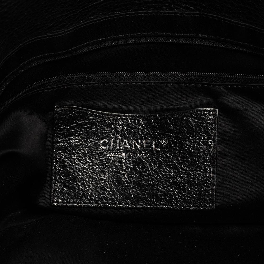 Chanel Black Quilted Leather Small On the Road Flap Bag 6