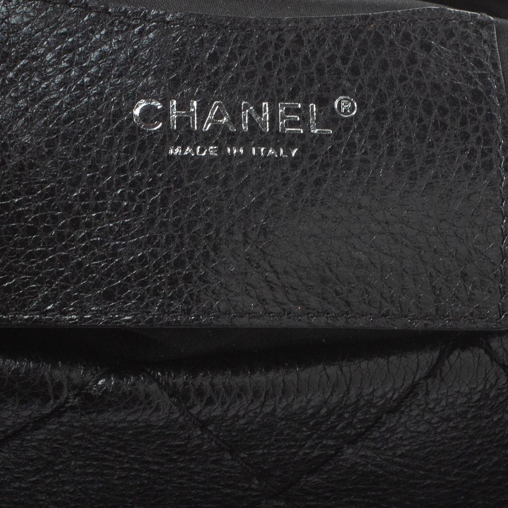 Chanel Black Quilted Leather Small On the Road Flap Bag 5