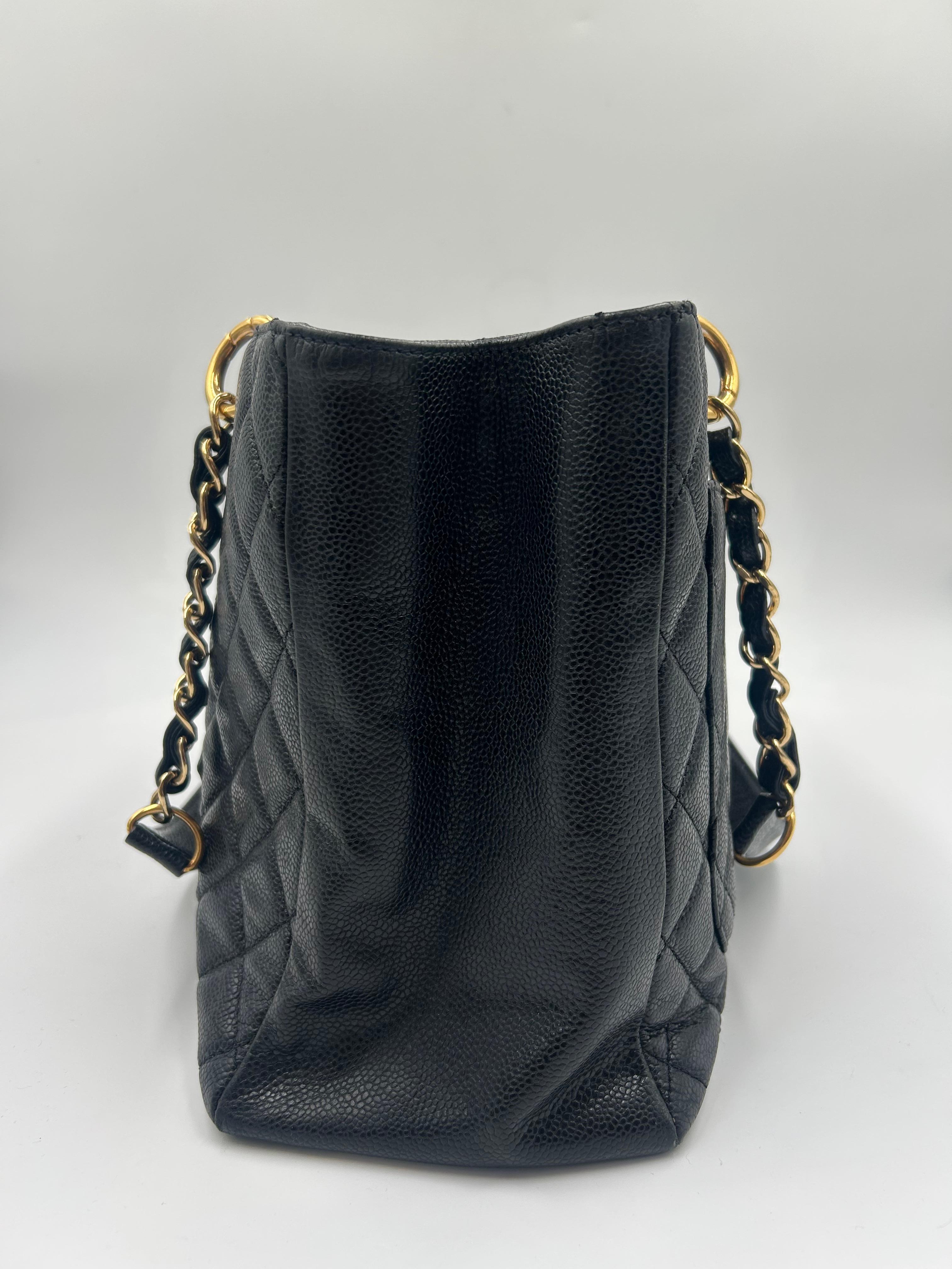 Chanel - Sac à main en cuir matelassé noir 2008 Unisexe en vente