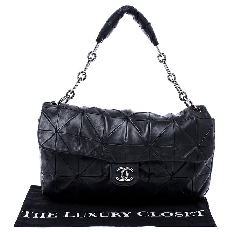 Chanel Black Quilted Leather Urban Day Flap Shoulder Bag 9