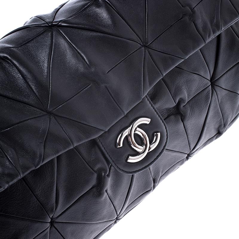 Chanel Black Quilted Leather Urban Day Flap Shoulder Bag 5