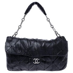 Chanel Black Quilted Leather Urban Day Flap Shoulder Bag