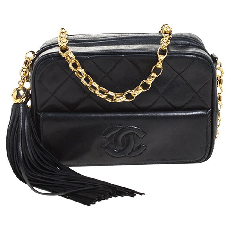 Vintage Chanel Camera Bag With Tassel Keweenaw Bay Indian Community