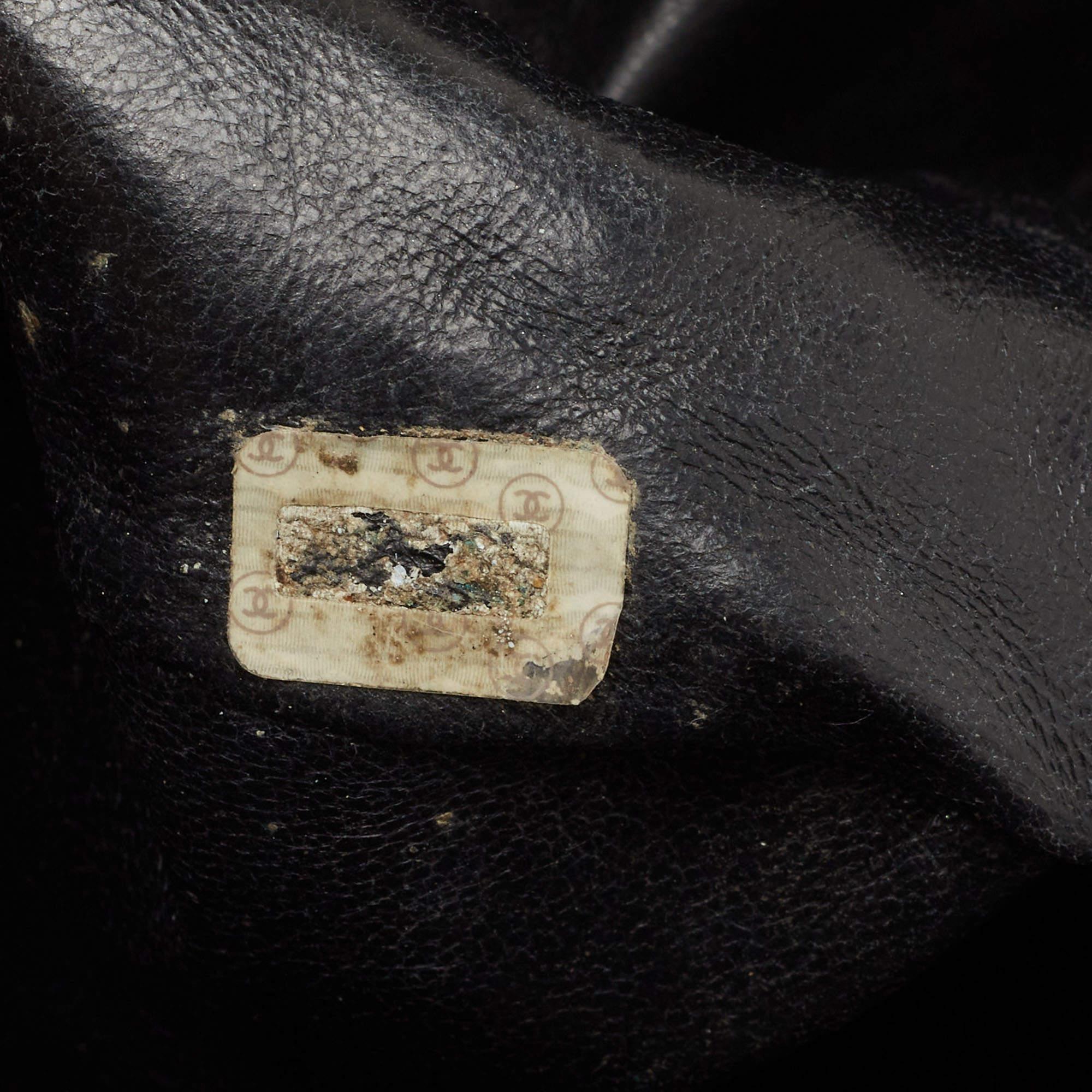Chanel Black Quilted Leather Vintage Duma Backpack For Sale 6