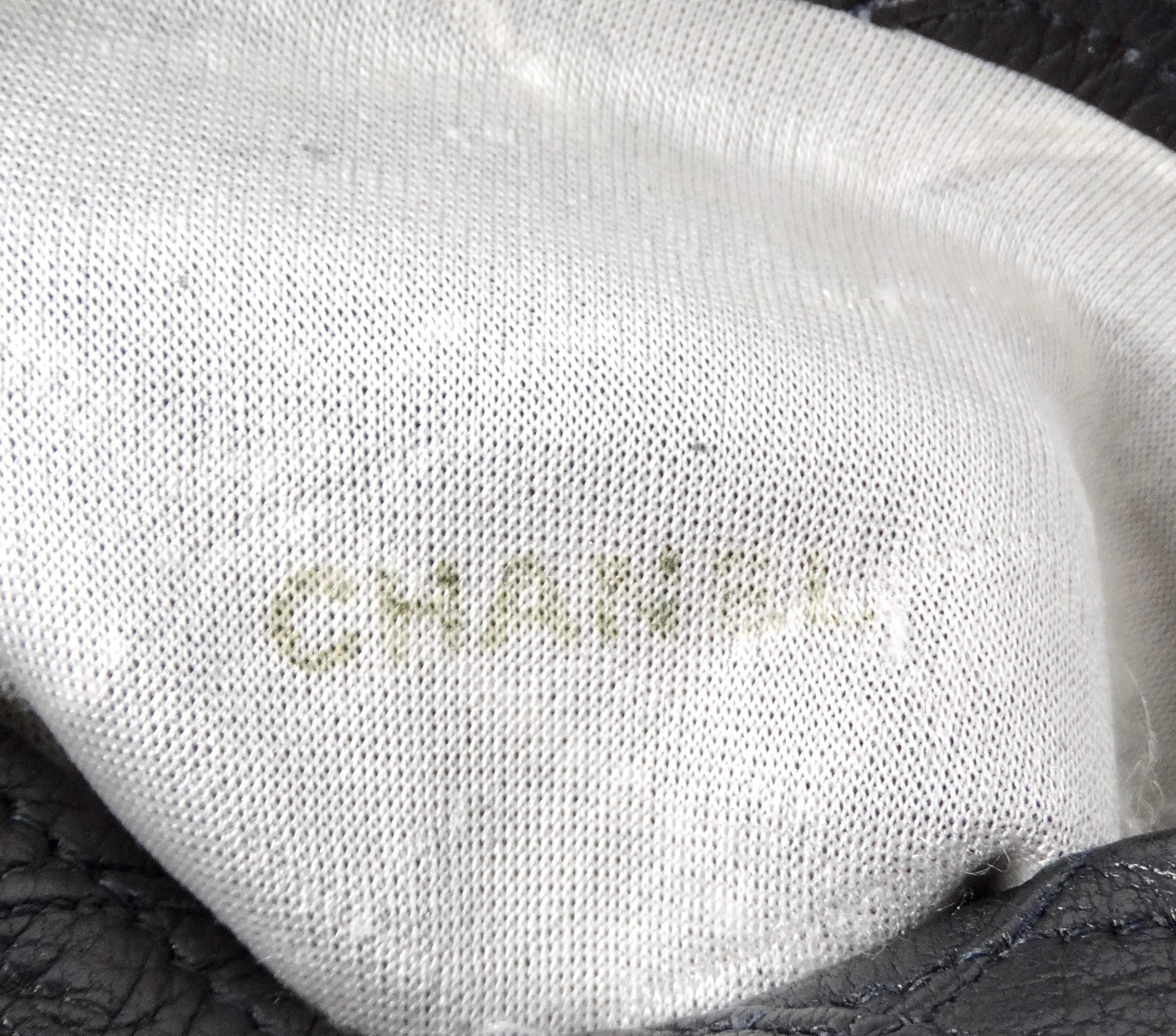 Chanel Black Quilted Long Leather Gloves circa 1990s For Sale 3