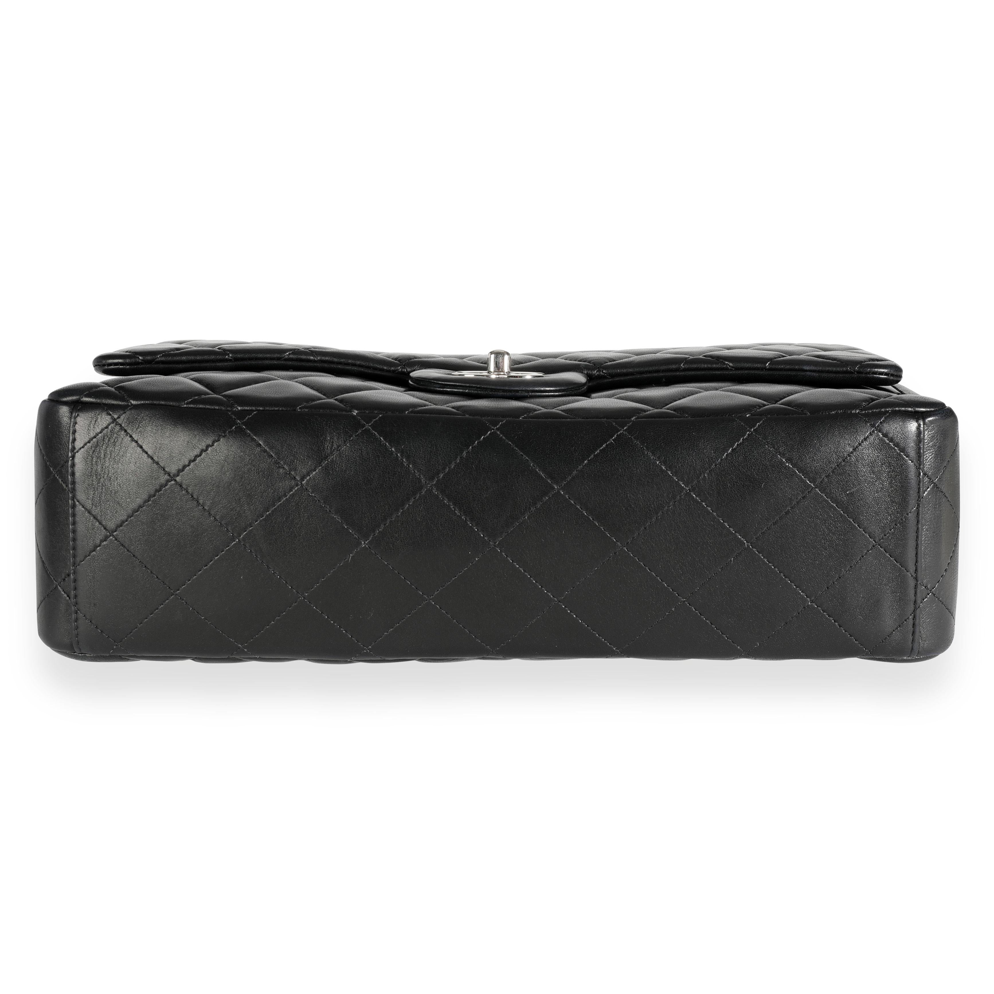 Chanel Black Quilted Maxi Classic Single Flap Bag 3