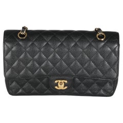 Chanel Black Quilted Medium Classic Double Flap Bag