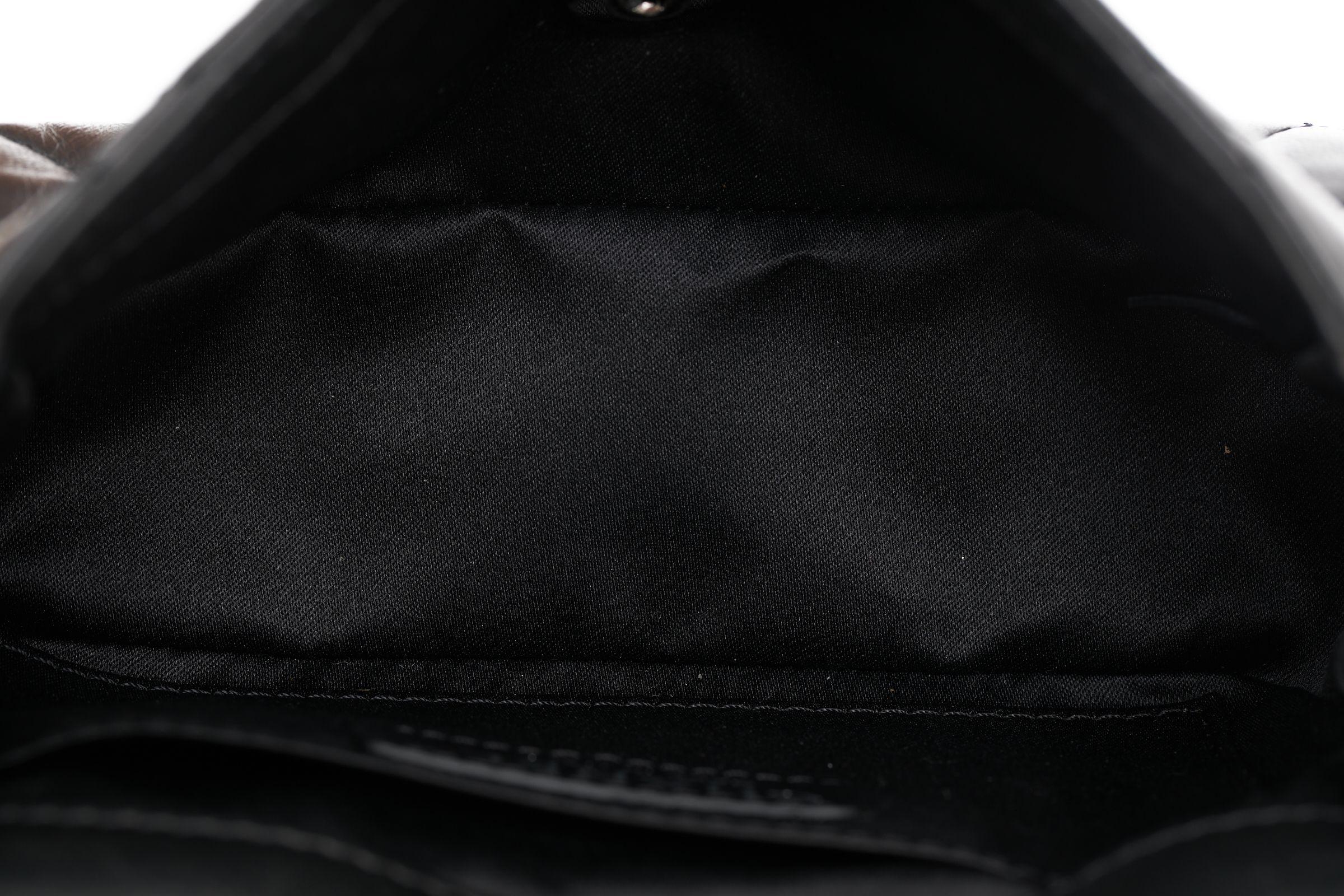 Chanel Black Quilted Mini Flap Bag For Sale 3