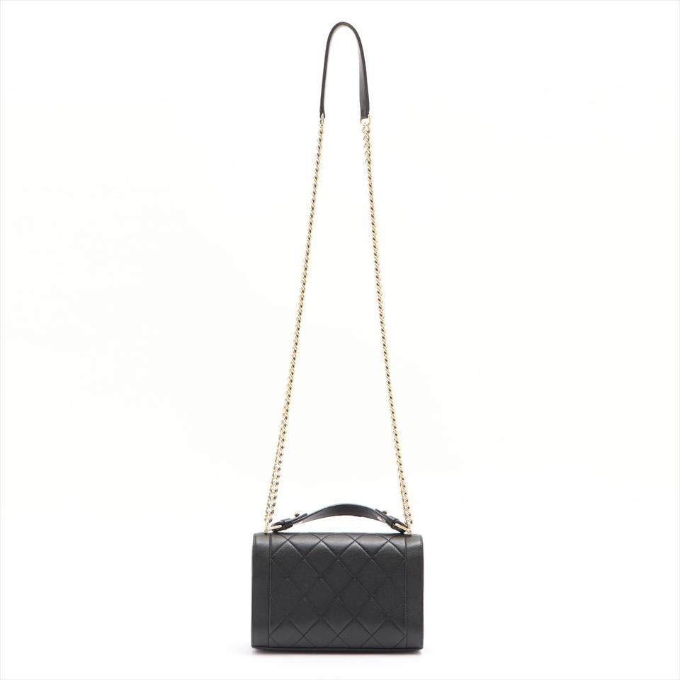 Chanel Black Quilted Mini Top Handle Box Chain Flap Crossbody Boy 7lm32cc 2