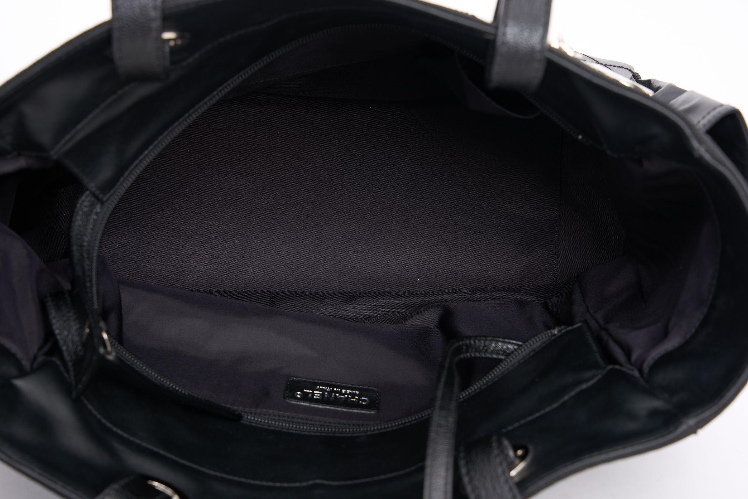 Chanel Black Quilted Paris Biarritz Tote For Sale 3