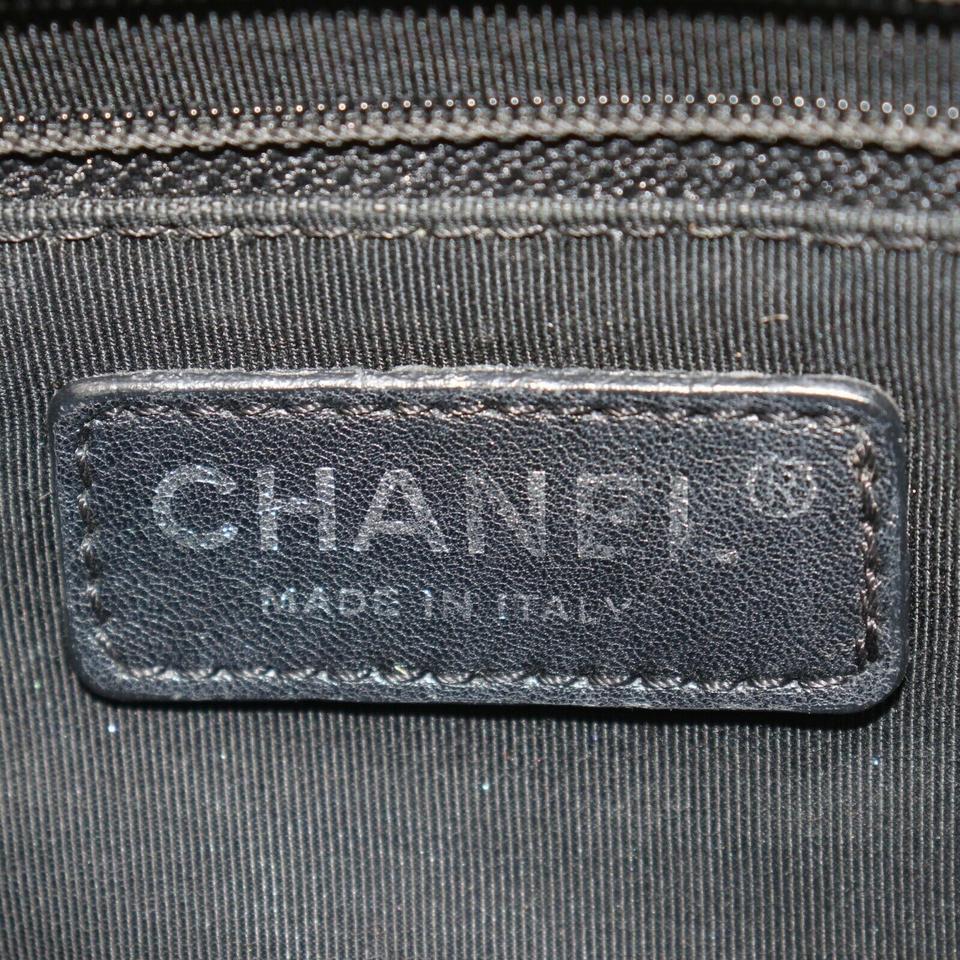 Chanel Black Quilted Patent GST Grand Shopping Tote bag 227805 Pour femmes en vente
