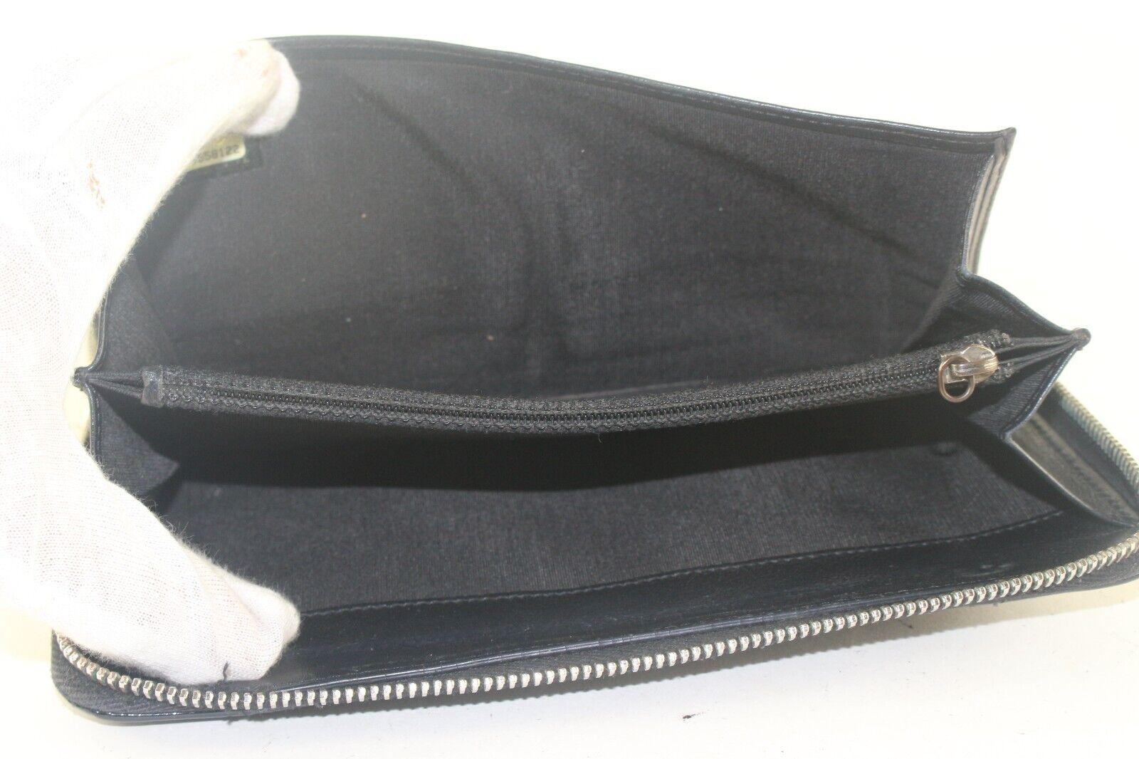 CHANEL Black Quilted Patent Large Zippy Wallet Organizer 2CCS82K 5