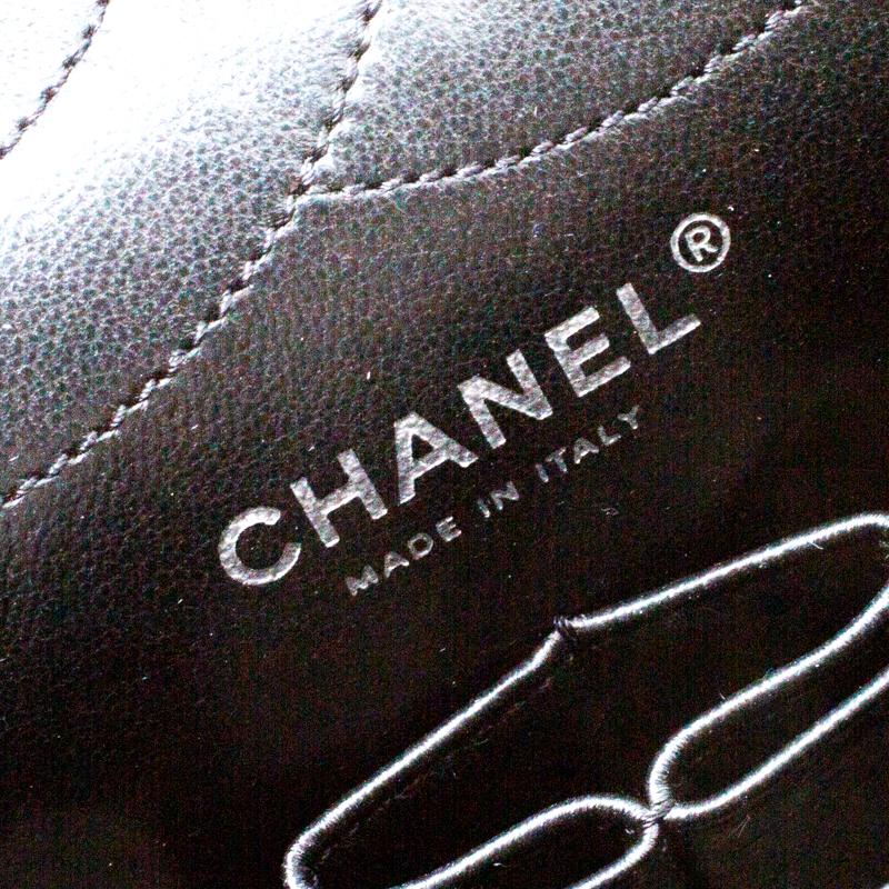 Chanel Black Quilted Patent Leather Reissue 227 Flap Bag 1