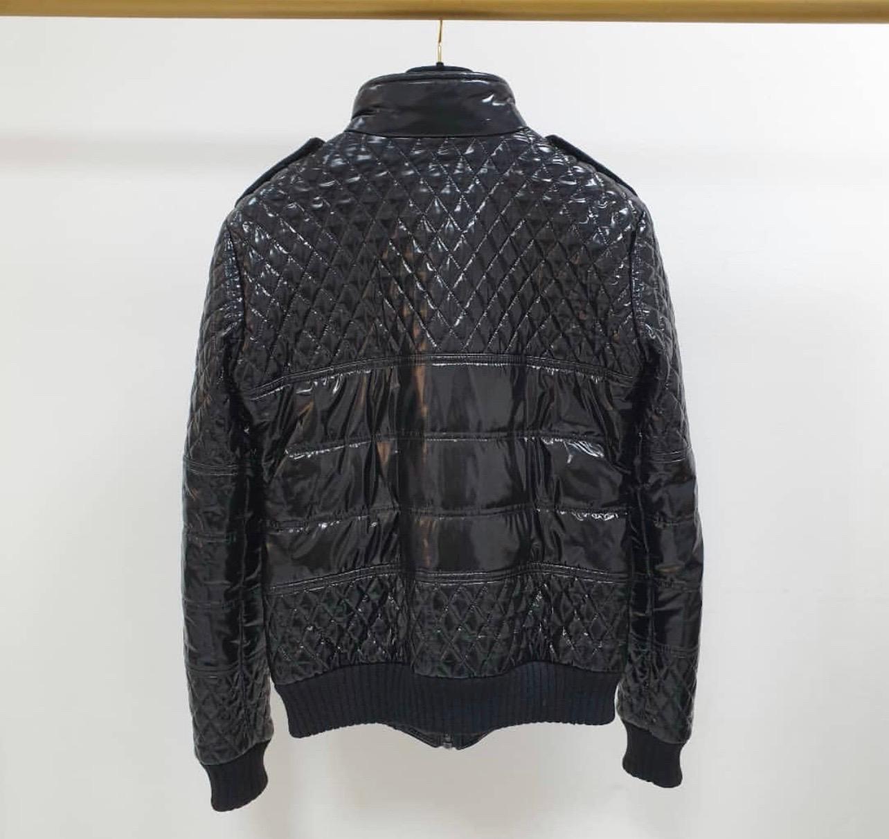 Chanel Black Quilted Puffer Jacket Vest 1